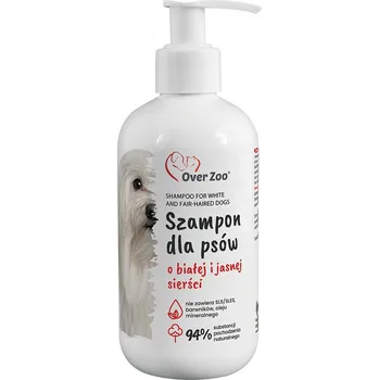 Kosmetika pro psa Over Zoo Šampon pro psy s bílou a světlou srstí 250ml