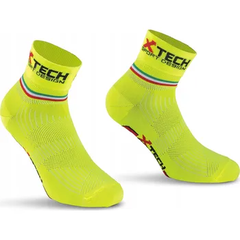 Pánské ponožky Ponožky na běhání a cyklistiku Ciclo Pro 39-42 (neonově žluté)