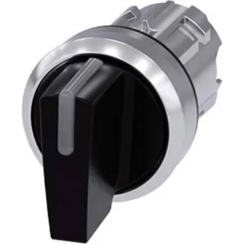 vypínač Siemens 3SU10522BM100AA0 3SU1052-2BM10-0AA0 kloubový spínač otočný přepínač černá 2 x 45 ° 1 ks