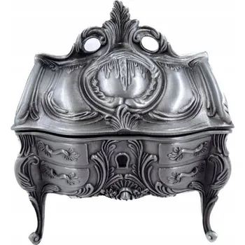 Šperkovnice Elegantní šperkovnice na nožičkách Krabička na šperky bohatě zdobená