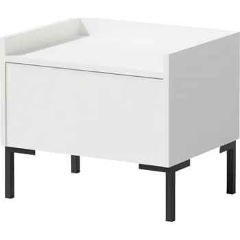 Noční stolek Noční stolek Liam 50 Bílý