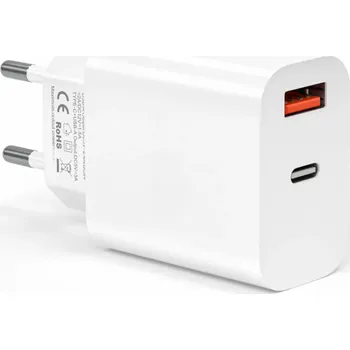 Rychlá síťová nabíječka 30W Quick Charge 3.0 USB PD USB-C univerzální