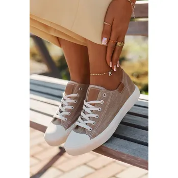 Dámské tenisky BIG STAR SHOES Dámské Textilní Tenisky Big Star BIG STAR SHOES hnědá 3331820