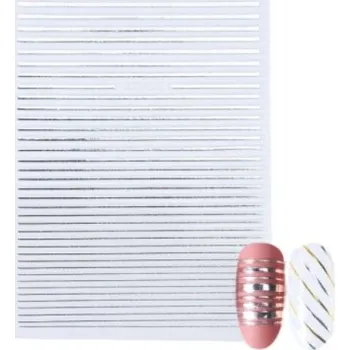 samolepka Samolepicí Samolepky na nehty 2 barvy 26 vzorů [VZOR 2]