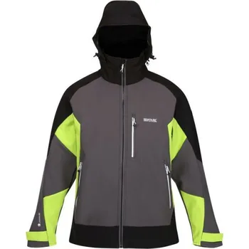 Pánská bunda Regatta Hewitts Viii Pánská softshellová bunda RML227 DkGrey/Black XXL