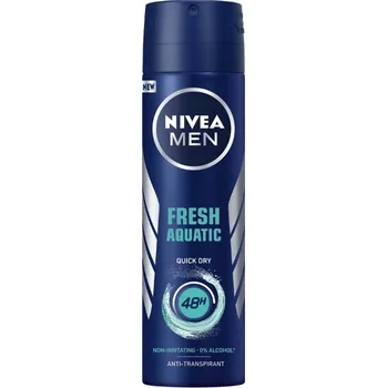 Nivea Men Fresh Aquatic 48H Antiperspirant ve spreji pro muže 150 ML