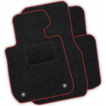 autokoberec Sada velurových autokoberců pro Hyundai Matrix 2001-2010 červené