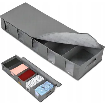 Úložný box Úložný box pod postel na povlečení, oblečení, kontejner, organizér 2 ks