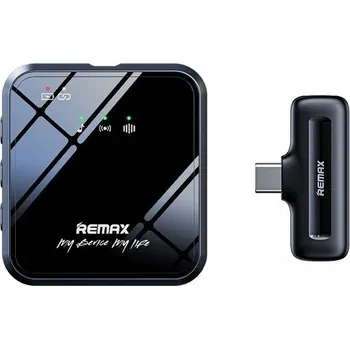Mikrofon MIKROFON REMAX K11 S KLIPEM USB-C ČERNÝ