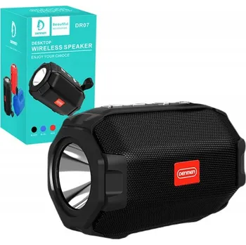 Bluetooth reproduktor GŁOŚNIK BEZPRZEWODOWY PRZENOŚNY BLUETOOTH BOOMBOX FM RÁDIO USB AUX SVÍTILNA