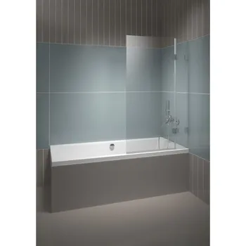 Vanová zástěna Riho Scandic vanová zástěna 95 cm jednodílný chrom lesk/čiré sklo G001148120