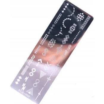 Šablony na nehty pro razítkování [VZOR ZNAKY]