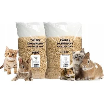 Podestýlka pro kočku Stelivo Dřevěný Přírodní Pro Kočky Hlodavce Kočičí Toaleta Savý Ekologický 20kg