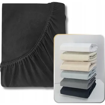 Prostěradlo PROSTĚRADLO potiskem 120x60, černé, BAVLNA , FIKI MIKI, POLSKÝ výrobek