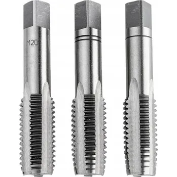 Závitořezný nástroj Závitníky M20, sada 3 kusů DREL