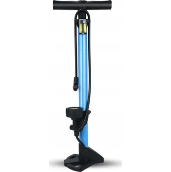 pumpička Stacionární ruční pumpa na kolo 160 PSI Automobilová 11 BAR Manometr Modrá