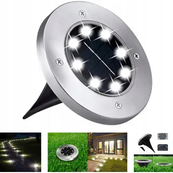 Venkovní osvětlení Solární lampa zapichovací FORTRADE stříbrná 13 cm 1 ks