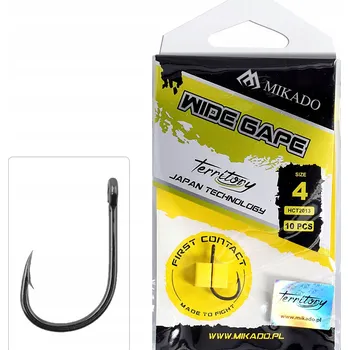 Rybářský háček Háčky Háčky s otřepem Mikado Territory Wide Gape Otřepové vel. 1