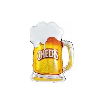 Balónek Fóliový balónek Pivo Cheers (58 cm * 73 cm)