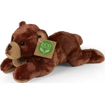 plyšák Rappa Plyšový medvěd ležící 18 cm ECO-FRIENDLY