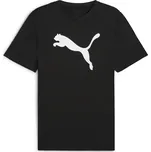 Pánské Puma teamrise logo jersey cotton speed black puma white - ÚPLNÝ DOPRODEJ Velikost: L