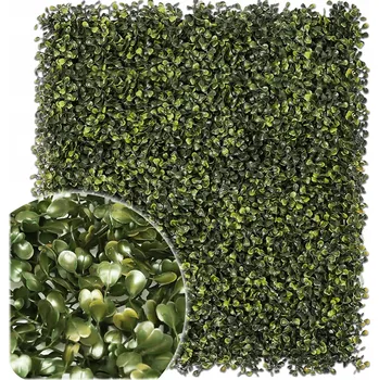 umělá květina Umělá zelená stěna umělý břečťan zimostřáz panel rohožka balkon 60x40cm zelená