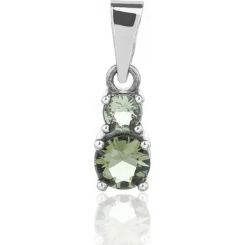 Řetízek Šperky Jan Kos Jan Kos jewellery Stříbrný přívěsek s vltavínem 32106278