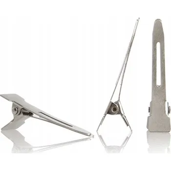 Skřipec do vlasů Sibel 100 ks stříbrný