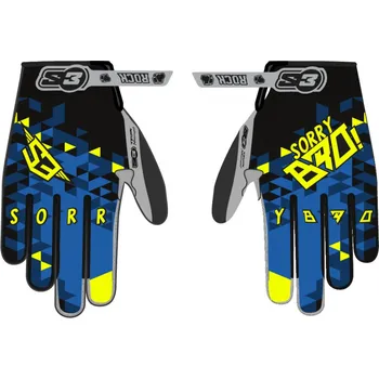 Moto oblečení Motocyklové rukavice TRIAL ENDURO CROSS S3 SORRY BRO ROCK Modré