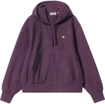 Dámská mikina MIKINA CARHARTT WIP Hooded American Scri - fialová - L + při osobním odběru 2 613 Kč