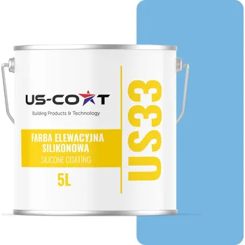 barva na zeď BARVA SILIKONOVÁ FASÁDNÍ BARVA, BARVA MODRÁ F116 UV 5L VÝROBCE