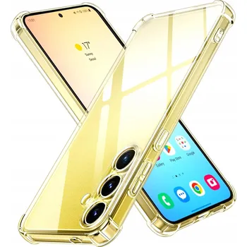 Pouzdro na mobilní telefon Zadní Kryt pro Samsung Galaxy S24 PLUS Zesílené rohy bezbarvý