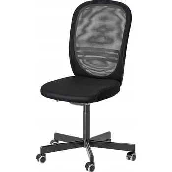 IKEA FLINTAN otočná kancelářská židle, černá