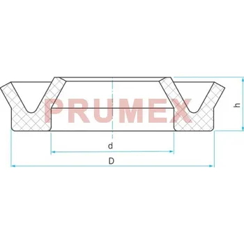 Píst motoru Manžeta pro píst 220x250x18 AU80 PN 029274.1 Rubena