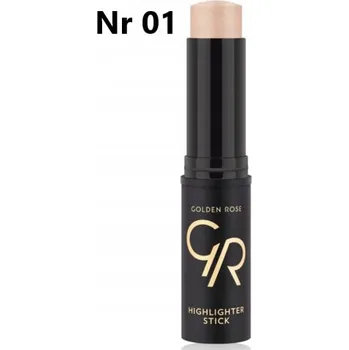 Rozjasňovač Jeden rozjasňovač v tyčince Golden Rose Highlighter Stick zlatý 01 Bright Gold 9,5 g