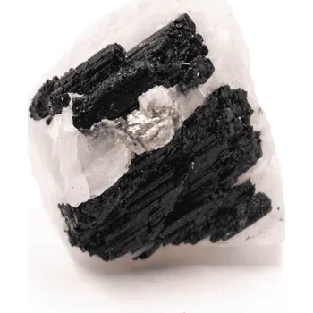 Přírodní kámen Milujeme Kameny Křišťál s turmalínem - drúza KTP40 522974