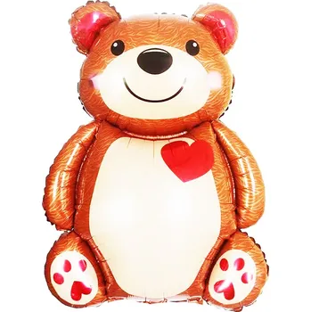Balónek Fóliový balónek Medvídek (91x67 cm)