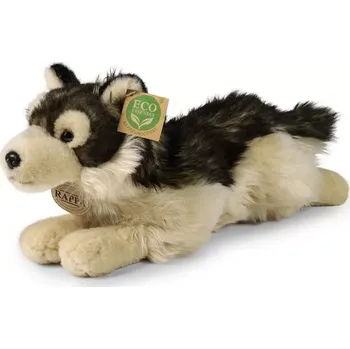 plyšák Rappa Plyšový vlk ležící 32 cm ECO-FRIENDLY