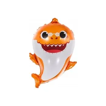Balónek Fóliový balónek Baby Shark oranžový (49 Cm * 67 cm)
