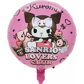 Balónek Fóliový balónek Kuromi, Sanrio 18" (45 cm)