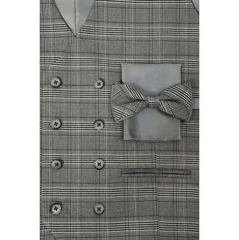 Motýlek Avantgard Set vesta a motýlek, 666-66203, Šedá Velikost: 50