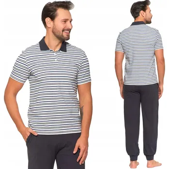 Pánské pyžamo Moraj pánské pyžamo dvoudílné krátký rukáv velikost M