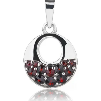 Řetízek Český Granát Jan Kos jewellery Stříbrný přívěsek 32103808