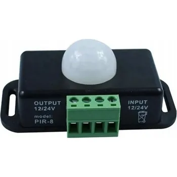 Pohybové čidlo DC 12V 24V 6A Automatický nastavitelný infračervený pohybový senzor PIR IR