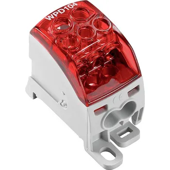 Rozvaděč Weidmüller 2725260000 blok rozvaděče šroubovací červená 1 ks