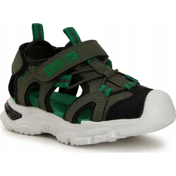 Chlapecké sandály Dětské sandály BIG STAR LL374211 zelené, velikost 25 EU