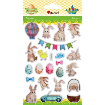 samolepka Samolepky (puffy) Titanum 22 ks