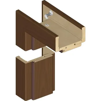 Vasco Doors Falcová obložková zárubeň laminátová 60-90 Bílá Síla zdi: Typ A, 65mm, pro sílu zdi 75 - 95 mm, Velikost límce a provedení rohového spoje: Rohový spoj na pokos 45 stupňů a šířka límce 65 mm (OR T1-B)