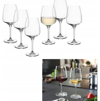 Sklenice Skleničky na bílé víno, skleničky na vodu Leonardo Cesti bezbarvé 320ml 6 ks