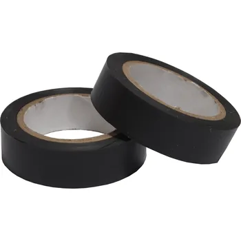 Izolační páska TOPTRADE páska elektroizolační, černá, 15 x 0,15 mm x 10 m, set 2 ks (TOPTRADE páska elektroizolační, černá, 15 x 0,15 mm x 10 m, set 2 ks)